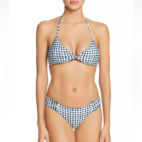 NWT Lucky Brand On the Grid 2 in 1 Reversible Two Piece Bikini Set - Picture 2 of 7